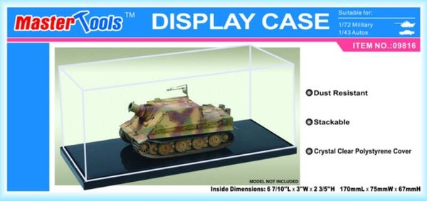 MASTER TOOLS (Trumpeter) : REF : 09816 : DISPLAY CASE (VITRINE) : 170 x 75 x 67 mm