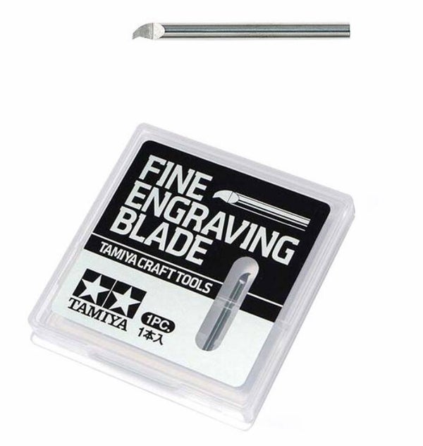 TAMIYA : REF : 74145 : TOOL / OUTILLAGE : Fine Engraving Blade (0.15mm) / Pointe à Graver (0,15mm)