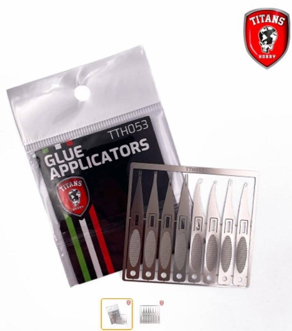 AMMO BY MIG J. (TITANS HOBBY) : REF : TTH053 : GLUE ACCESSORIES 8 Precision Applicators for Cyanoacrylate Glue (CA)
