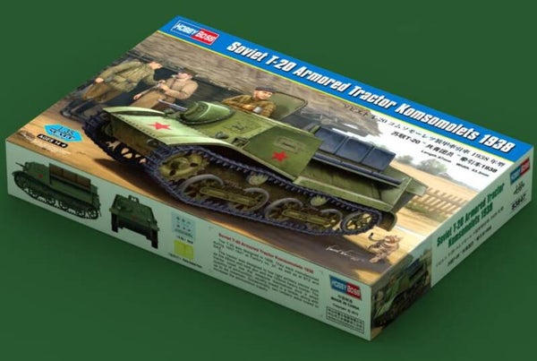 HOBBY BOSS : REF : 83847 : 1:35 : SOVIET : T-20 (Armored Tractor) Komsomolets (1938)