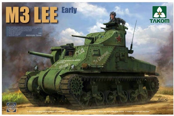 TAKOM : REF : 2085 : 1/35 : US : Medium Tank M3 Lee (Early Prod.)