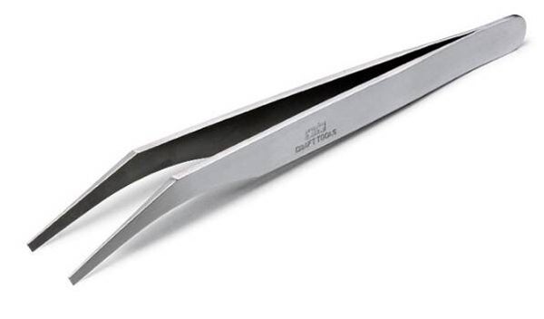 TAMIYA : REF : 74080 : TOOL / OUTILLAGE : Craft Tweezers / Pince à Epiler Courbe