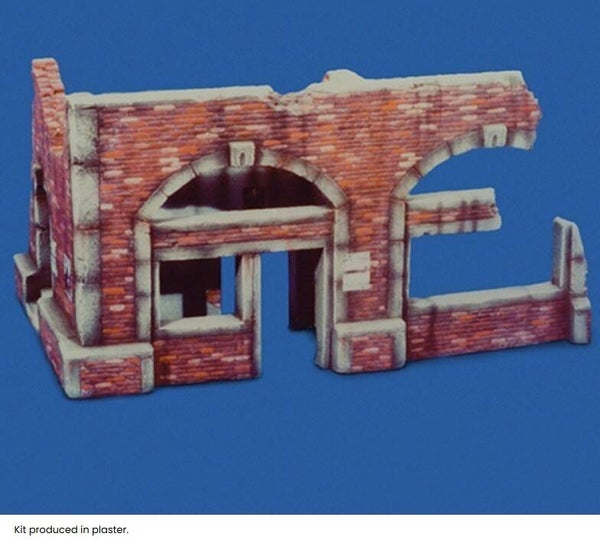 ROYAL MODEL : REF : 005 : 1:35 : SCENERY FOR DIORAMA : English Command Center Ruin / Ruines de Centre de Commandement Anglais