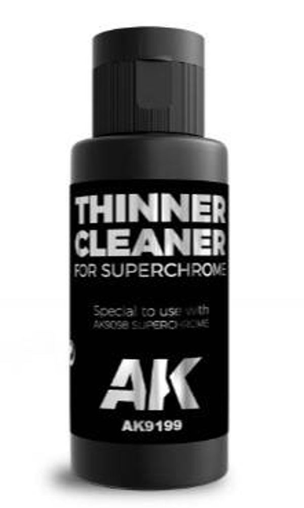 AK INTERACTIVE : REF : AK9199 : DILUENT / DILUANT : SUPER CHROME THINNER (60 ML)