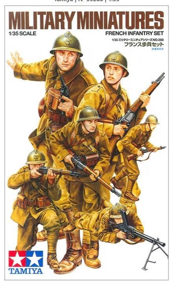 TAMIYA : REF : 35288 : 1:35 : FRANCE : French Infantry Set (WWII) (6 Fig.)