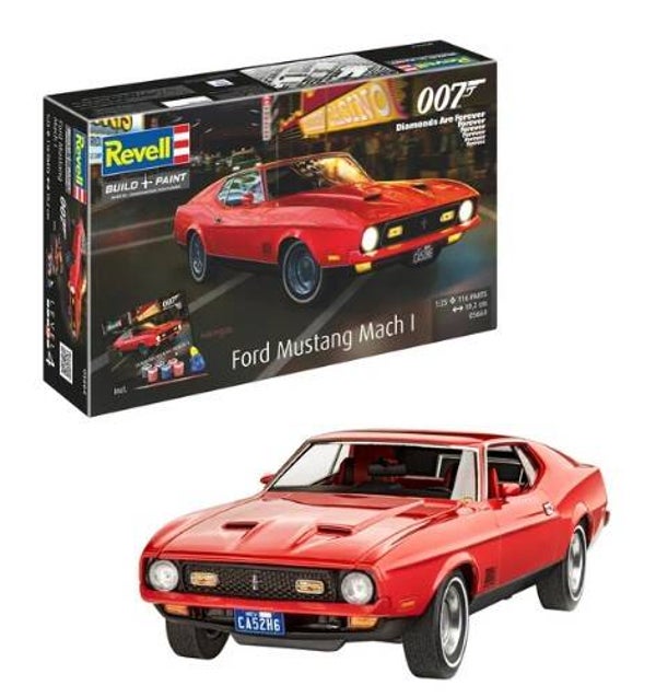 REVELL : REF : 05664 : 1:25 : US : FORD : Mustang Mach I ("James Bond " “Diamonds Are Forever”) (1969-1978) (GIFT SET)