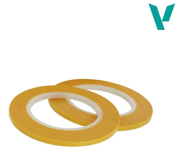 VALLEJO : REF : T07004 : TOOL / OUTILLAGE : Masking Tape 3 mm x 18 m (Twin Pack)