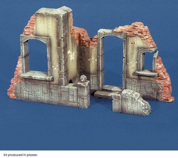 ROYAL MODEL : REF : 007 : 1:35 : SCENERY FOR DIORAMA : House Ruin "Ardenne" / Ruine de Maison « Ardenne » (VERSION 1)