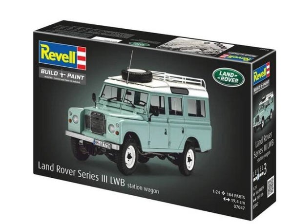 REVELL : REF : 07047 : 1:24 : UK : LAND ROVER : Land Rover Series III (Land Rover Series) (1971-1985)