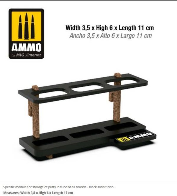 AMMO BY MIG J. : REF : A.MIG-8875 : MODULAR SYSTEM WORKSHOP SERIE : Putty Section