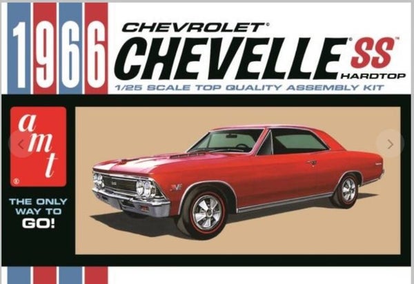 AMT : REF : AMT 1342 : 1:25 : US : CHEVROLET : Chevelle SS (1966)