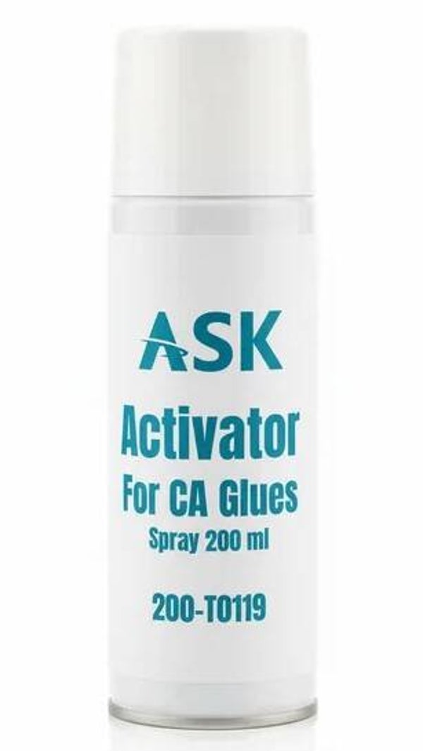 ASK (ARTSCALEKIT) : REF : 200-T0119 : GLUE ACCESSORY PRODUCT : Activator for CA Glues (Spray / Aerosol) (150 ml)