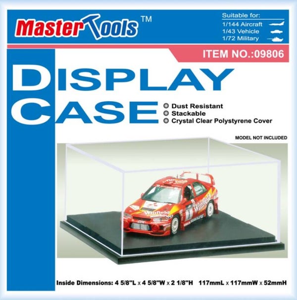 MASTER TOOLS (Trumpeter) : REF : 09806 : DISPLAY CASE (VITRINE) : 117 x 117 x 52 mm