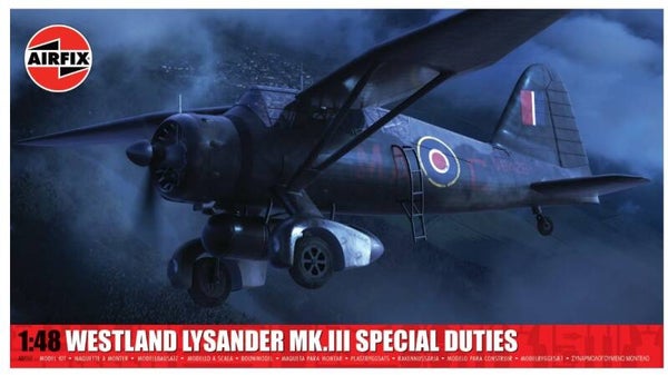 AIRFIX : REF : A07117 : 1:48 : UK (RAF) : Westland Aircraft : Westland Lysander Mk.III (Special Duties)