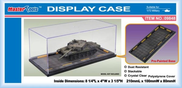 MASTER TOOLS (Trumpeter) : REF : 09848 : DISPLAY CASE (VITRINE) : 210 x 100 x 80 mm (1:72)