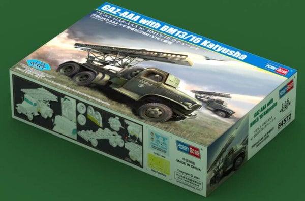 HOBBY BOSS : REF : 84572 : 1:35 : SOVIET : GAZ : GAZ-AAA Truck with BM13/16 ("Katyusha")