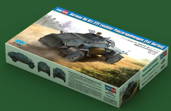HOBBY BOSS : REF : 83811 : 1:35 : German Sd.Kfz. 221 Leichter Panzerspahwagen (1st Series) (Véhicule de Reconnaissance Léger)