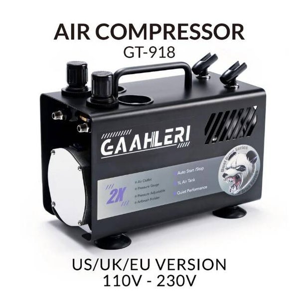 GAAHLERI : REF : GAA-42878 : COMPRESSOR / COMPRESSEUR : DUAL DRIVE SERIES : GTS-918 Airbrush Kit Compressor