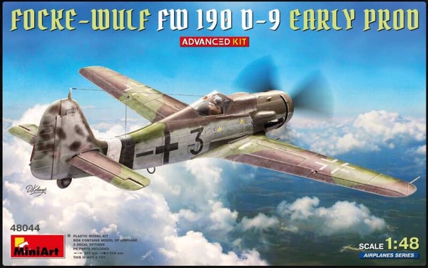 MINIART : REF : MINIART48044 : 1:48 : German Focke-Wulf FW 190D-9 (Early Prod.) (ADVANCED KIT)