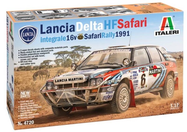 ITALERI : REF : 4720 : 1:12 : ITALY : LANCIA : Delta HF Safari (Integrale 16V) i (1987-1991)
