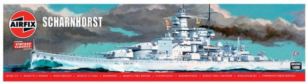 AIRFIX : REF : A04206V : 1:600 : Vintage Classics Series : German Scharnhorst (Battleship / Cuirassier)