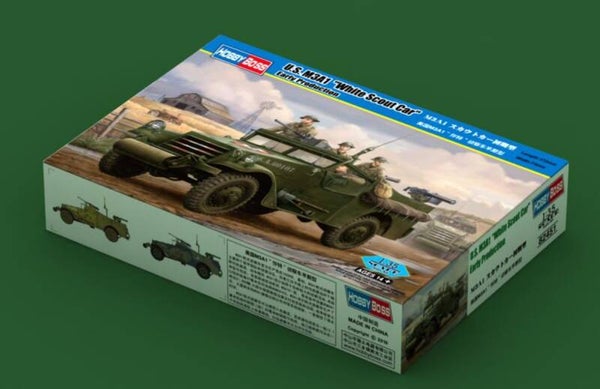HOBBY BOSS : REF : 82451 : 1:35 : US : WMC : M3A1 ("White Scout Car") (Early Production) (Véhicule de Reconnaissance)