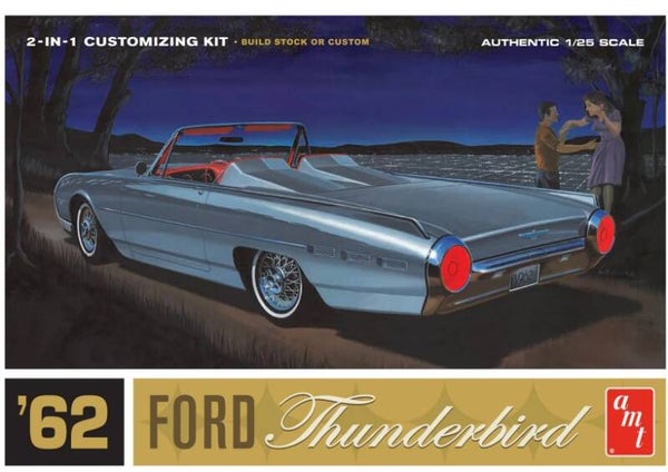 AMT : REF : AMT 682 : 1:25 : US : FORD : Thunderbird (3th Generation) ("Bullet Birds")(1962)