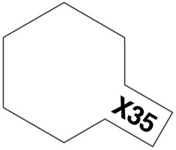 TAMIYA : VERNIS : REF : 81535 : ACRYLIC PAINT : MINI X-35 (SEMI GLOSS CLEAR / SEMI BRILLANT (SATINE)) => 10ml