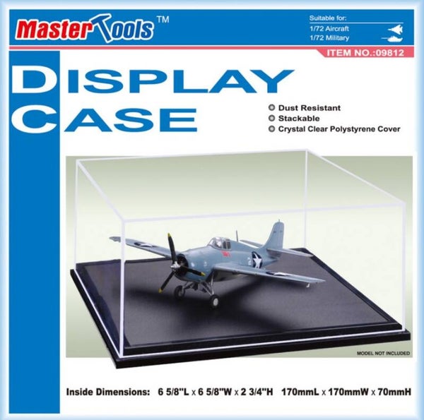 MASTER TOOLS (Trumpeter) : REF : 09812 : DISPLAY CASE (VITRINE) : 170 x 170 x 70 mm