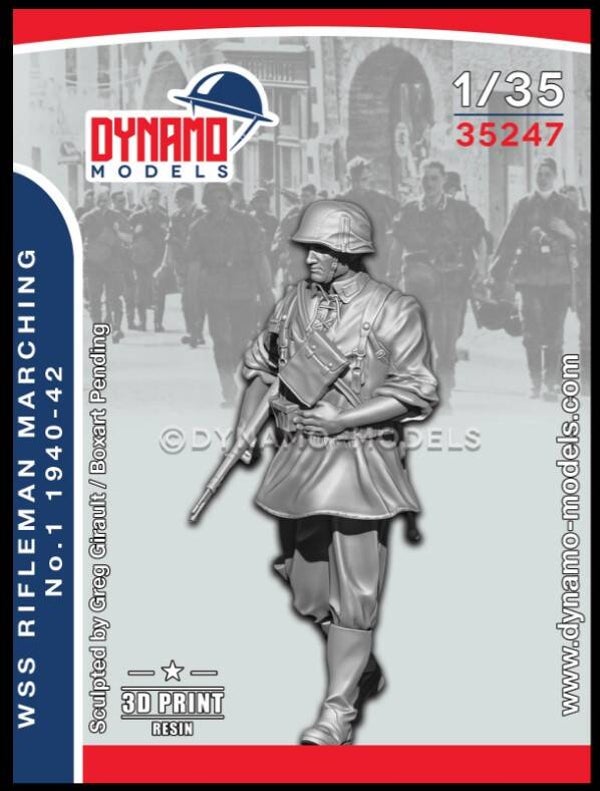 DYNAMO MODELS : REF : DYM-35247 : 1:35 : FIG : German : WSS Rifleman Marching No.1 (1940-42)