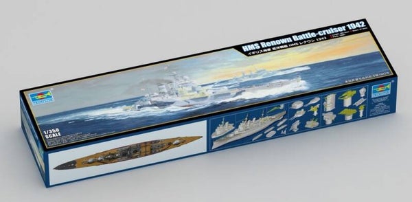 TRUMPETER : REF : 05376 : 1:350 : UK : HMS HMS Renown Battle-Cruiser (Croiseur) (1942)