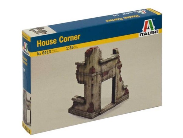 ITALERI : REF : 6413 : 1:35 : Scenery for Diorama : House Corner (In Ruins / En ruine)