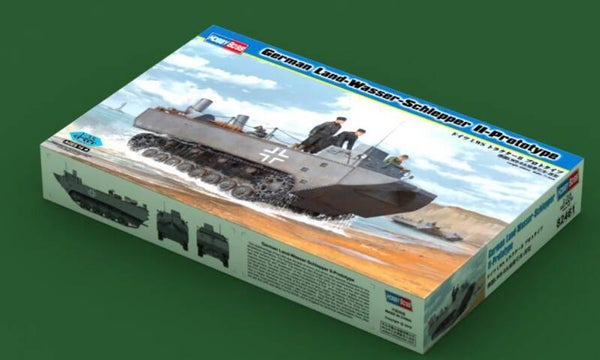 HOBBY BOSS : REF : 82461 : 1:35 : German Land-Wasser-Schlepper II (Prototype) (Amphibious Tractor / Tracteur Amphibie) (LWS)