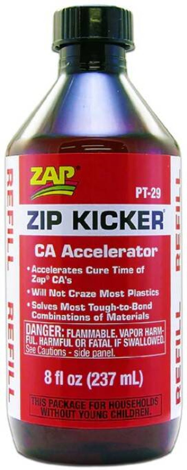 ZAP : REF : ZAPPT29 : ZAP Zip Kicker (BOTTLE) 8oz (237 ml) ("Drying Accelerator" / "Accélérateur de Séchage) (Refill / Recharge)