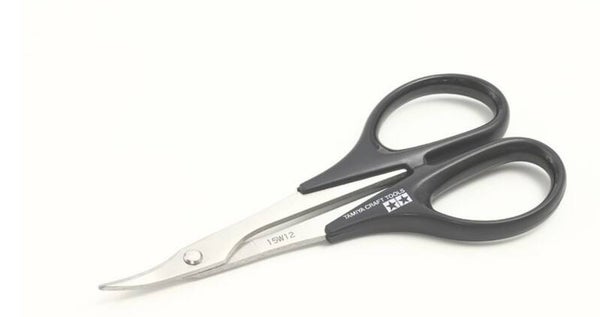 TAMIYA : REF : 74005 : TOOL / OUTILLAGE : Curved Scissors for Plastic / Ciseaux Incurvé pour Plastique
