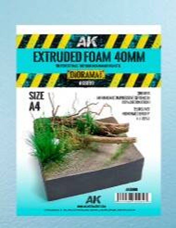 AK INTERACTIVE : REF : AK8099 : TOOL / OUTILLAGE : EXTRUDED FOAM 30 MM A4 SIZE
