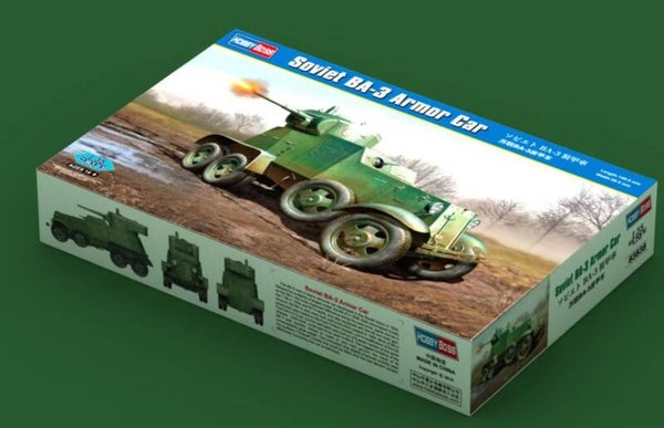 HOBBY BOSS : REF : 83838 : 1:35 : SOVIET : BA-3 Armored Car