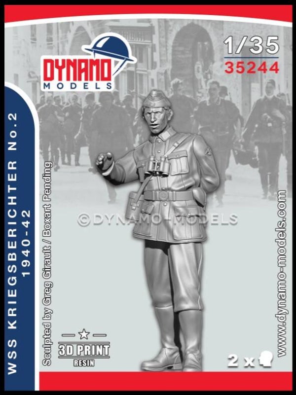DYNAMO MODELS : REF : DYM-35244 : 1:35 : FIG : German : WSS Kriegsberichter No.2 (Correspondant de Guerre)