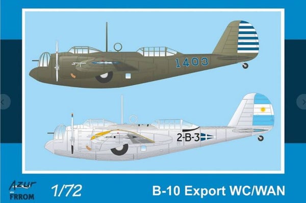 FRROM : REF : FRR0043 : 1:72 : AIRCRAFT KIT : US : Martin : B-10 Export WC/WAN