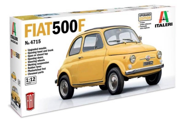 ITALERI : REF : 4715 : 1:12 : ITALY : FIAT : 500 F (Upgraded Edition) (1957-1975)