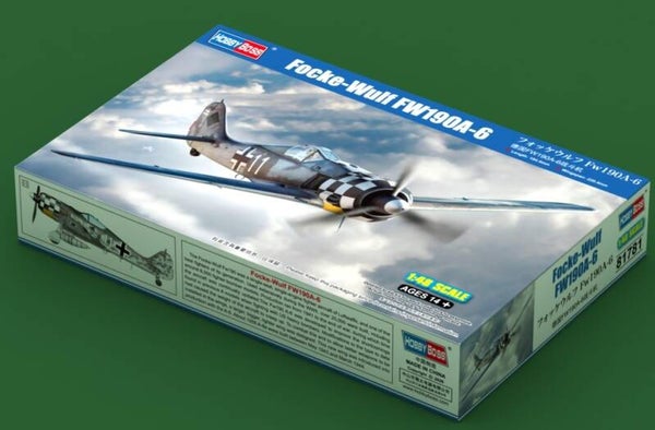 HOBBY BOSS : REF : 81781 : 1:48 : AIRCRAFT KIT : German : FOCKE-WULF : FW190A-6