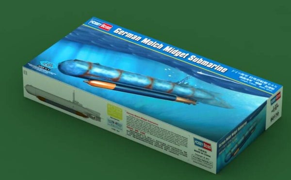 HOBBY BOSS : REF : 80170 : 1:35 : German Molch Midget Submarine ((Triton) (Sous-Marin de Poche))