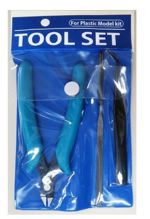 MR HOBBY - GUNZE : REF : BTF001 : TOOLS SET / SET D'OUTILS : Basic Tool Set for Plastic ModelKits (3)