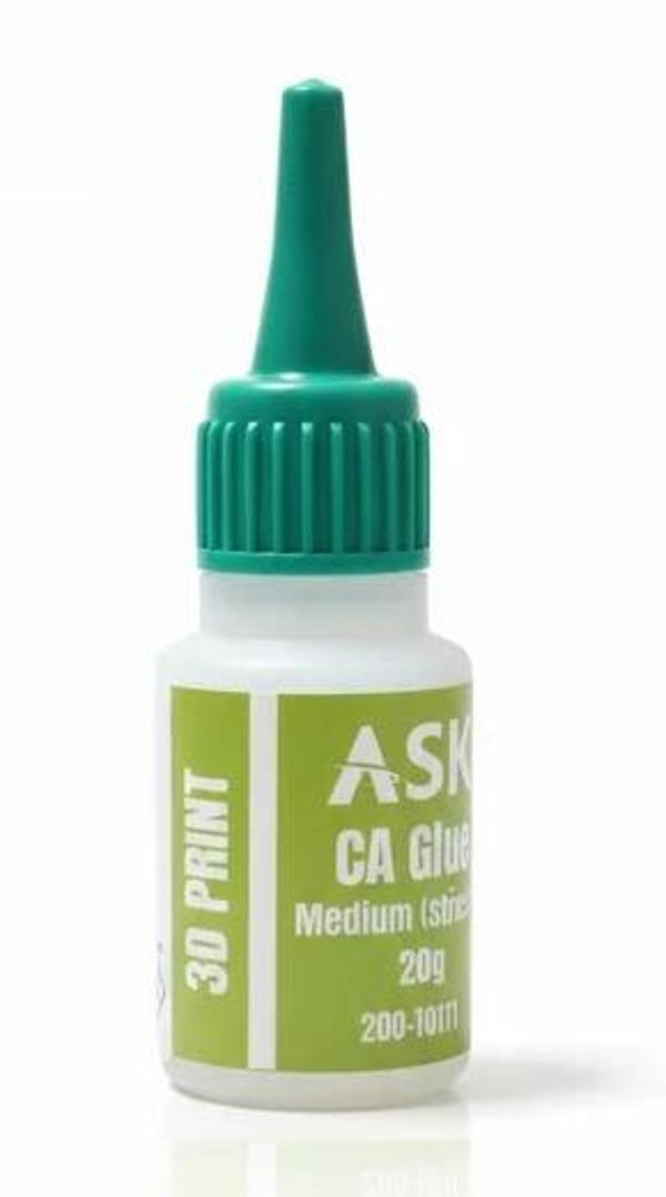 ASK (ARTSCALEKIT) : REF : 200-T0103 : GLUE / COLLE : ASK CA Medium Instant Glue for 3D Print (20g)