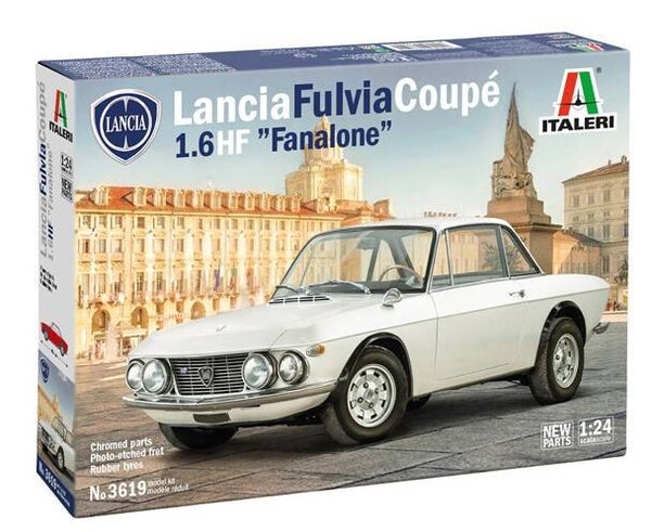 ITALERI : REF : 3619 : 1:24 : ITALY : LANCIA : Fulvia Coupè 1.6HF ("Fanalone") (1963-1972)