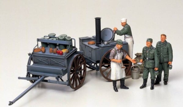 TAMIYA : REF : 35247 : 1:35 : German WWII Feldküche (Field Kitchen Scenery) (+ 4 Fig.)
