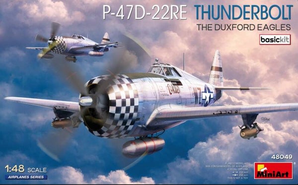 MINIART : REF : MINIART 48049 : 1:48 : AIRCRAFT KIT : US : REPUBLIC : P-47D-22RE Thunderbolt (The Duxford Eagles) (BASIC KIT)