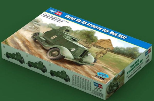 HOBBY BOSS : REF : 83882 : 1:35 : SOVIET : BA-20 Armored Car (Model 1937)