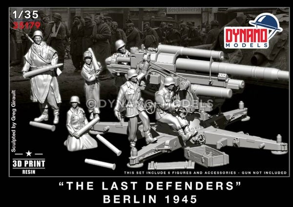 DYNAMO MODELS : REF : DYM-35179 : 1:35 : FIG : German : "The Last Defenders – Berlin" 1945 (FULL SET (6 Fig and Accessories)