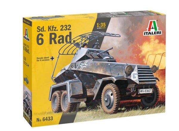 ITALERI : REF : 6433 : 1:35 : German Sd. Kfz. 232 (6 Rad (Roues))